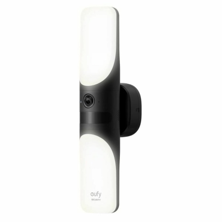 Camera supraveghere eufy Security Wall Light Cam S100 2K 1200 lumeni Night Vision Color AI IP65 Floodlight Camera Negru