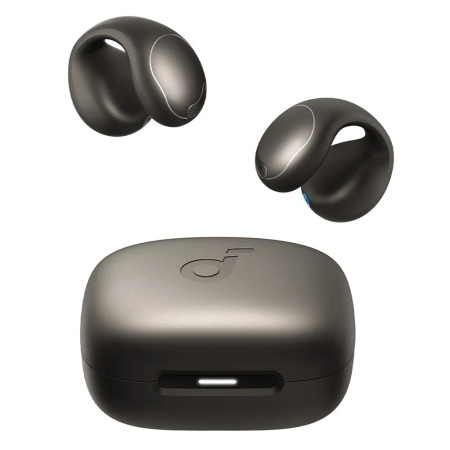 Casti Clip-On fara Fir, Open-Ear, Bluetooth 5.4, Microfon, Multipoint - Anker SoundCore C40i (A3331GZ1) - Black