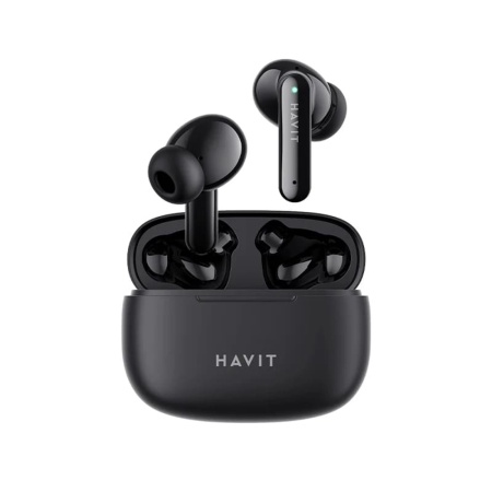 Casti fara Fir Bluetooth 5.3, True Wireless Stereo, Type-C, 300mAh - Havit (TW967 Pro) - Black