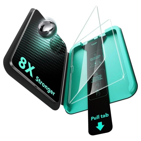 Folie pentru iPad 10 (2022) 10.9 / 11 (2025) (set 2) - ESR Armorite Screen Protector UltraFit Tray - Clear