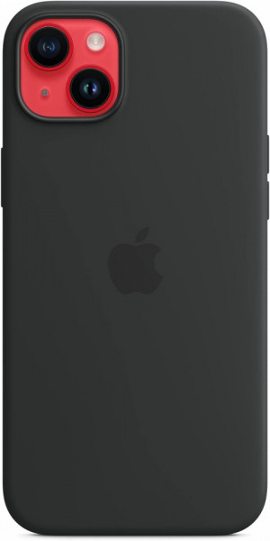 Husa de protectie Apple pentru iPhone 14 Plus Silicone Case with MagSafe, Midnight