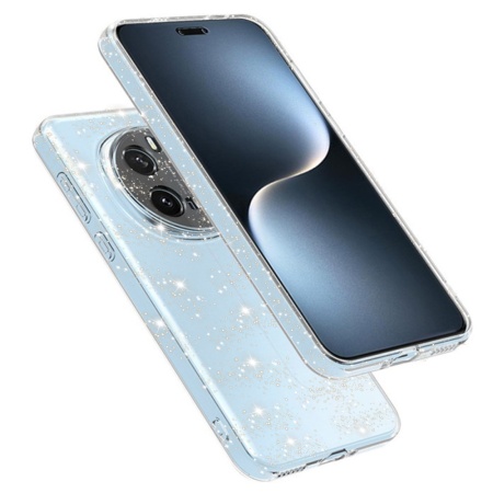 Husa pentru Honor Magic7 Pro - Techsuit SparkleSkin Series - Clear