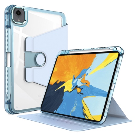 Husa pentru iPad Pro 11 (2018 / 2020 / 2021 / 2022) - Techsuit Crystal Vision - Bleu