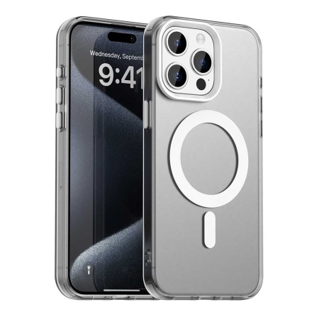Husa pentru iPhone 15 Pro Max - Techsuit CandyCase MagSafe - White