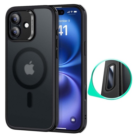 Husa pentru iPhone 16 - ESR Classic Hybrid HaloLock - Frosted Black