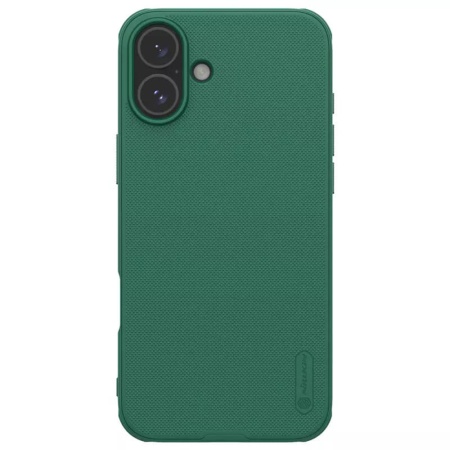 Husa pentru iPhone 16 - Nillkin Super Frosted Shield Pro - Deep Green