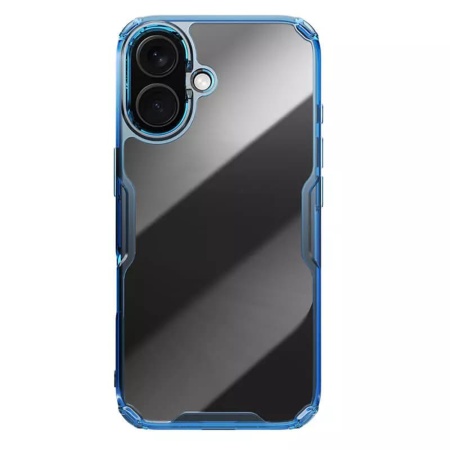Husa pentru iPhone 16 Plus - Nillkin Nature TPU Pro Case - Blue