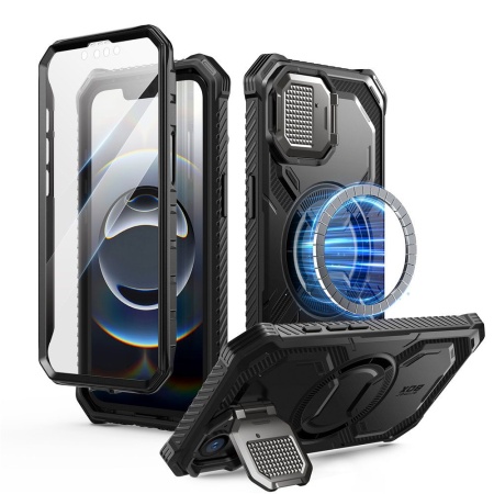 Husa pentru iPhone 16e + Folie - I-Blason Armorbox - Black