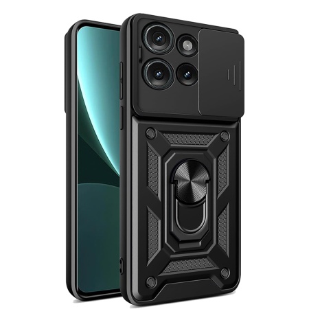 Husa pentru Motorola Edge 50 - Techsuit CamShield Series - Black