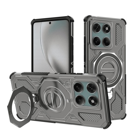 Husa pentru Motorola Edge 60 / Edge 60 Fusion - Techsuit Carbon Shield PRO - Smoke Black