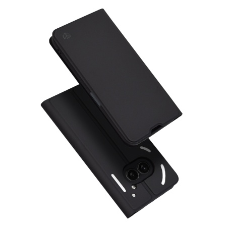 Husa pentru Nothing Phone (2a) / (2a) Plus - Techsuit Magskin Book - Black