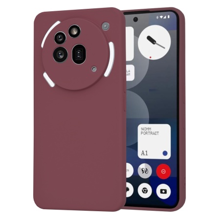 Husa pentru Nothing Phone (3a) Pro - Techsuit SoftFlex - Plum Red