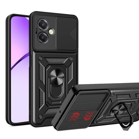 Husa pentru Oppo A40 4G / A60 5G - Techsuit CamShield Series - Black