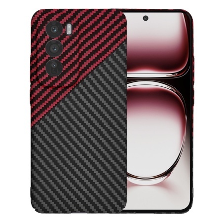 Husa pentru Oppo Reno12 Pro - Techsuit Carbonite FiberShell - Red Vortex