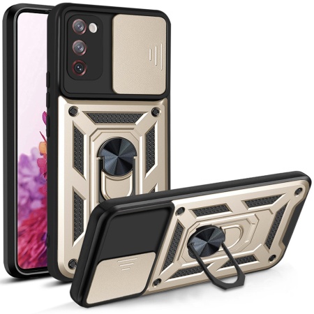 Husa pentru Samsung Galaxy S20 FE / S20 FE 5G - Techsuit CamShield Series - Gold