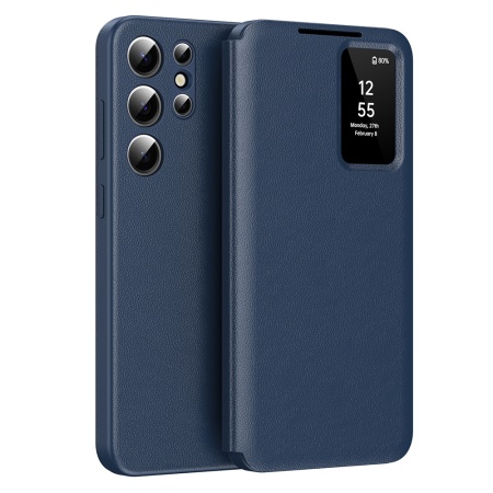 Husa pentru Samsung Galaxy S23 Ultra - Techsuit SmartView Series - Blue