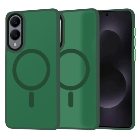 Husa pentru Samsung Galaxy S25 Edge - Techsuit HaloFrost MagSafe Series - Midnight Green