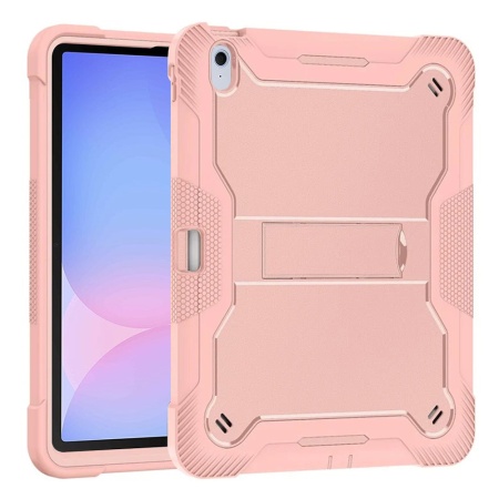 Husa pentru Samsung Galaxy Tab S10 FE Plus + Folie - Techsuit Rugged TabShell - Rose Gold