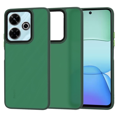 Husa pentru Xiaomi Redmi 13 / Poco M6 4G - Techsuit HaloFrostÂ Series - Midnight Green