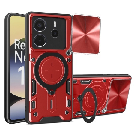 Husa pentru Xiaomi Redmi Note 14 4G (Standard) - Techsuit CamGuard Pro - Red