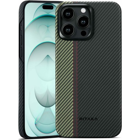 Husa Pitaka iPhone 15 Pro Fusion Weaving MagEZ Case 4 Overture 600D