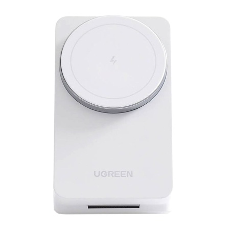 Incarcator fara Fir 2in1, 25W, 3A, USB-C - Ugreen W528 (45055) - White