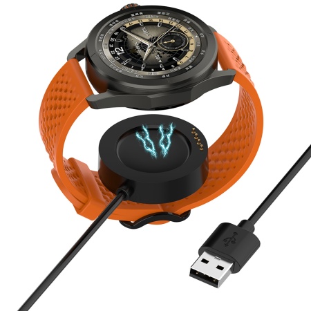 Incarcator wireless pentru Xiaomi Watch S4 Sport, USB - Techsuit (TXC9) - Black