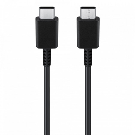 Cablu de Date Fast Charging, 2x Type-C, 3A, 1m - Samsung (EP-DN980BBE) - Black (Bulk Packing)