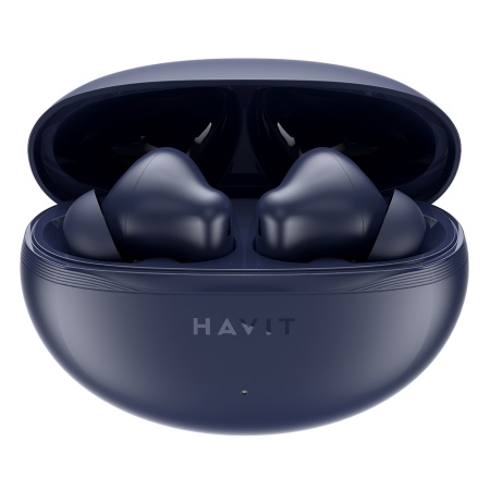 Casti fara Fir Bluetooth 5.4 TWS, ENC, Type-C, 400mAh - Havit (TW986) - Blue