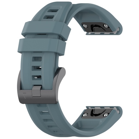 Curea pentru Garmin Fenix 5/5 Plus 6/6 Pro/7/Forerunner 935/945/955/Approach S60/S62 - Techsuit Watchband QuickFit 22mm (W060) - Teal