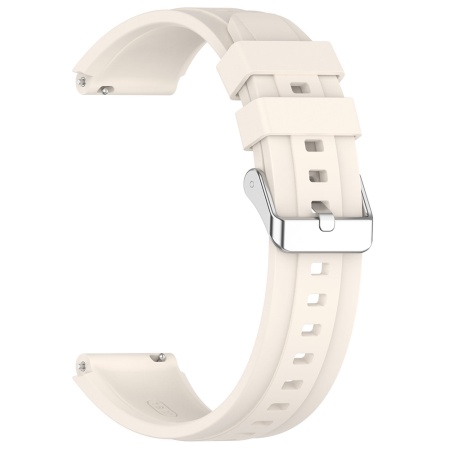 Curea pentru Huawei Watch GT 4 (41mm)/W1/Honor Watch S1/Garmin Venu 2S/Vivoactive 4S - Techsuit Watchband 18mm (W075) - Beige