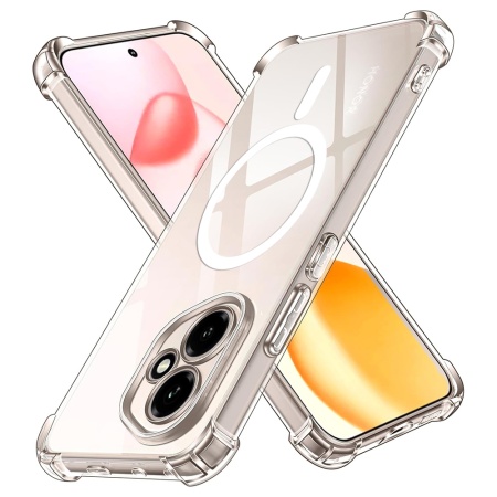 Husa pentru Honor 400 - Techsuit Shockproof Clear Silicone MagSafe - Clear