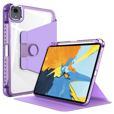 Husa pentru iPad Pro 11 (2018 / 2020 / 2021 / 2022) - Techsuit Crystal Vision - Purple