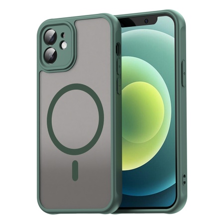 Husa pentru iPhone 12 - Techsuit HaloFrost II MagSafe - Green