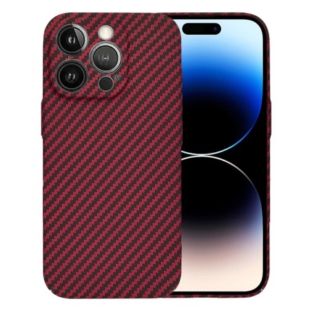 Husa pentru iPhone 14 Pro - Techsuit Carbonite FiberShell - Red