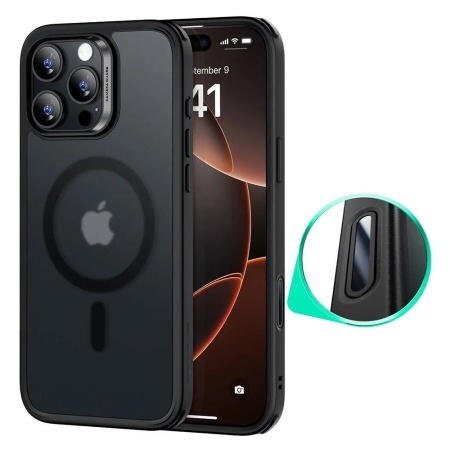 Husa pentru iPhone 16 Pro - ESR Classic Hybrid HaloLock - Frosted Black