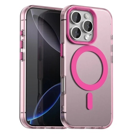 Husa pentru iPhone 16 Pro Max - Techsuit CandyCase MagSafe - Pink