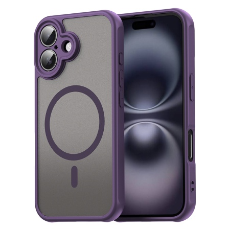 Husa pentru iPhone 16 - Techsuit HaloFrost II MagSafe - Purple
