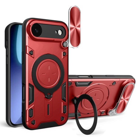 Husa pentru iPhone 17 Air - Techsuit CamGuard Pro - Red