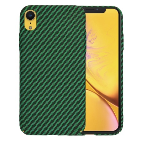Husa pentru iPhone XR - Techsuit Carbonite FiberShell - Green