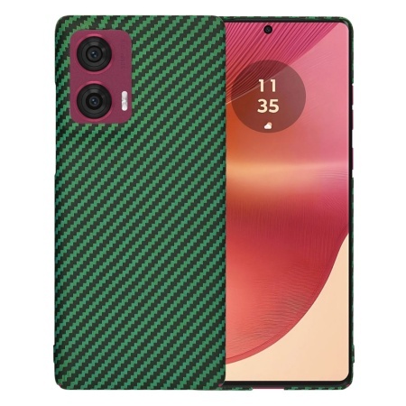 Husa pentru Motorola Edge 50 Fusion - Techsuit Carbonite FiberShell - Green