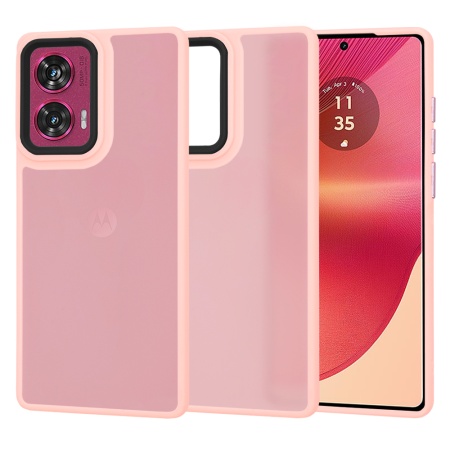 Husa pentru Motorola Edge 50 Fusion - Techsuit HaloFrostÂ Series - Pink