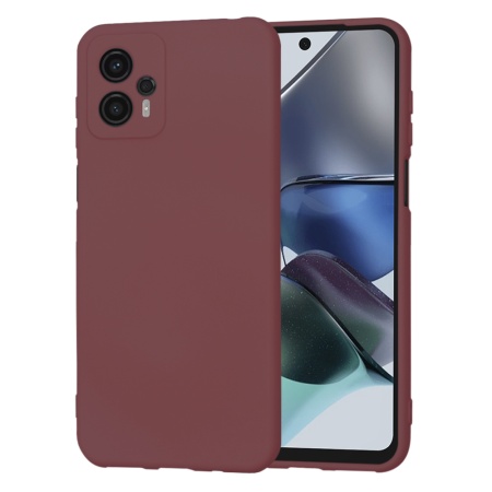 Husa pentru Motorola Moto G23 - Techsuit SoftFlex - Plum Red