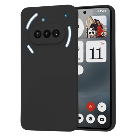 Husa pentru Nothing Phone (3a) - Techsuit SoftFlex - Black