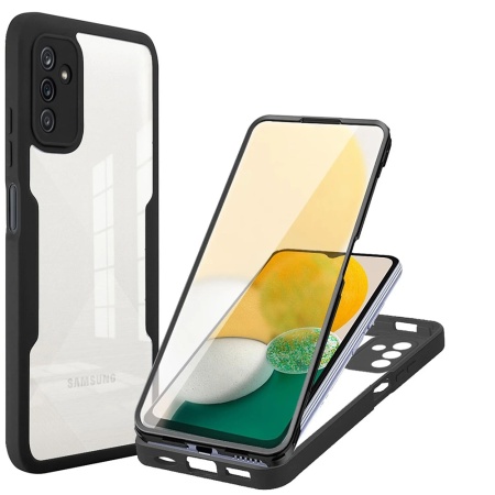 Husa pentru Samsung Galaxy A13 5G / A04s + Folie - Techsuit ColorVerse 360 Series - Black
