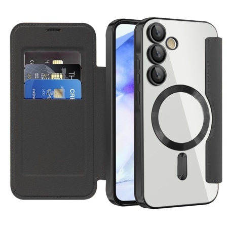 Husa pentru Samsung Galaxy A55 5G - Techsuit SmartMag Book Case - Black