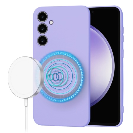 Husa pentru Samsung Galaxy S23 FE - Techsuit SoftFlex MagSafe - Light Purple