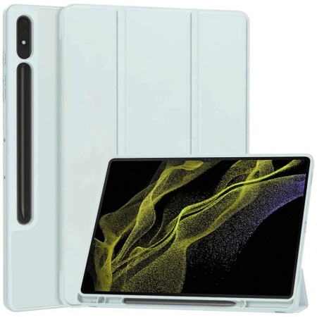 Husa pentru Samsung Galaxy Tab S8 Ultra - Techsuit Flex Trifold - Sky Blue