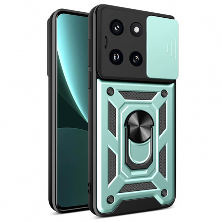 Husa pentru Xiaomi 14 - Techsuit CamShield Series - Green