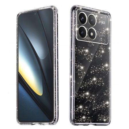 Husa pentru Xiaomi Poco F6 Pro - Techsuit SparkleSkin Series - Clear